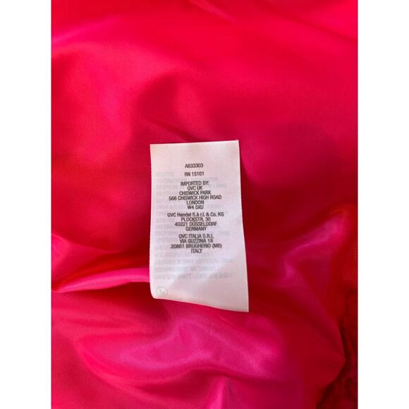 Issac Mizrahi Live x Selma Blair Faux Fur Magnetic Zip Jacket, Pink, Size XS NWT - Picture 6 of 9